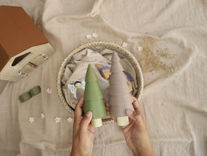 Birch & Bug Enchanted Cottage Pretend Playset - Wooden Toys