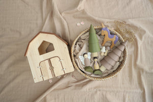 Birch & Bug Enchanted Cottage Pretend Playset - Wooden Toys