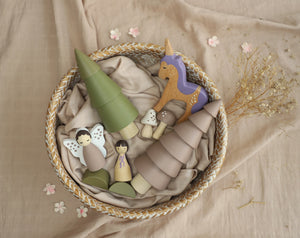 Birch & Bug Enchanted Cottage Pretend Playset - Wooden Toys