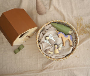 Birch & Bug Enchanted Cottage Pretend Playset - Wooden Toys