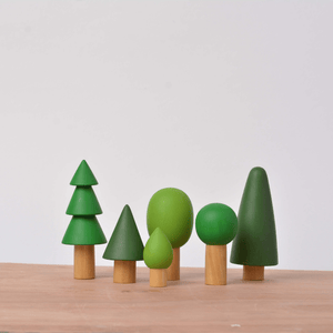 Birch & Bug Evergreen Forest Trees Set of 6 - BBET0601