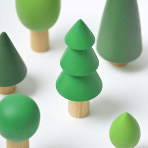 Birch & Bug Evergreen Forest Trees Set of 6 - BBET0601