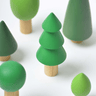 Birch & Bug Evergreen Forest Trees Set of 6 - BBET0601