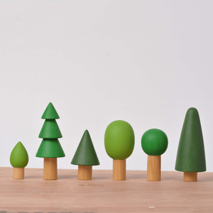 Birch & Bug Evergreen Forest Trees Set of 6 - BBET0601
