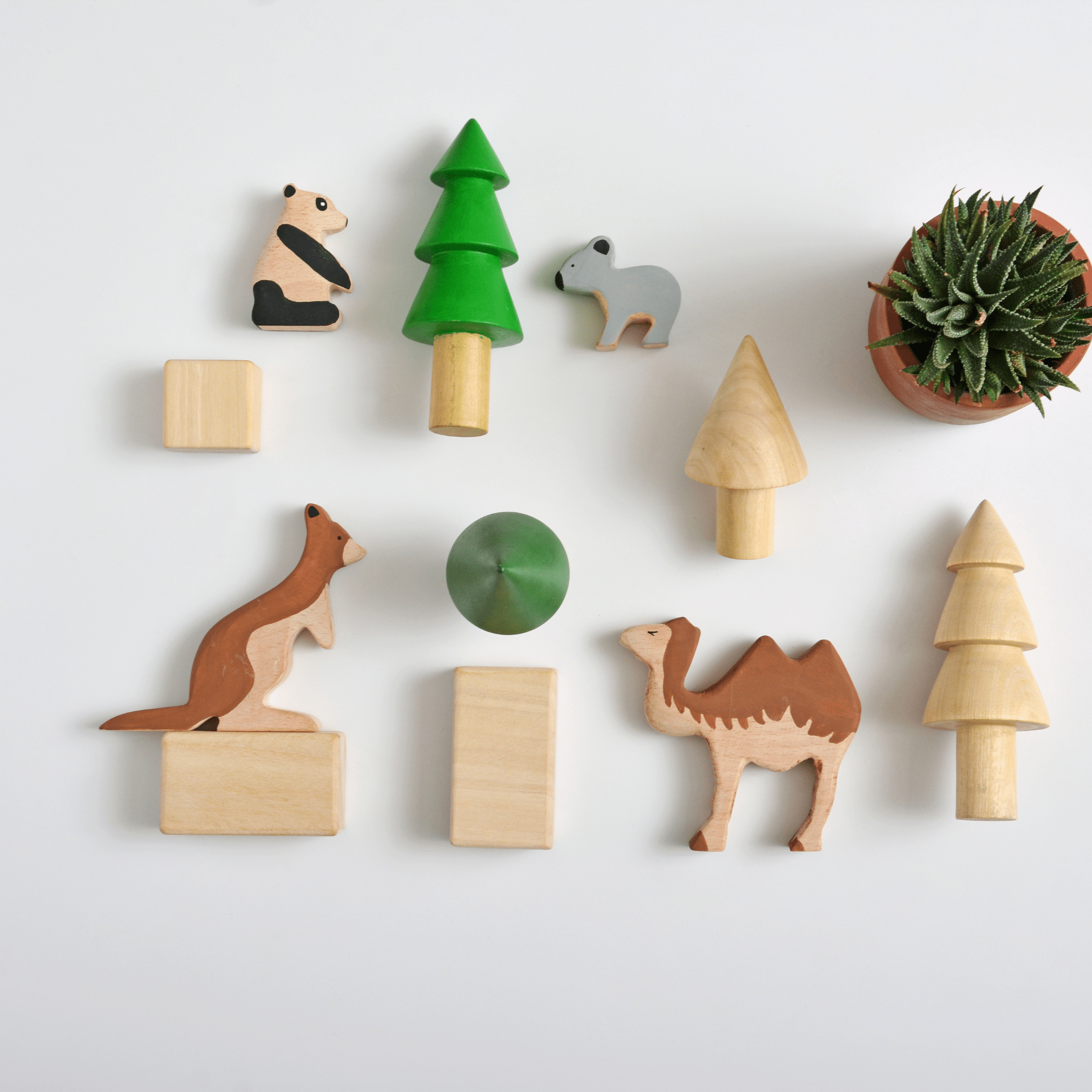 Birch & Bug Exotic Animals Set of 4 - BBEX0401