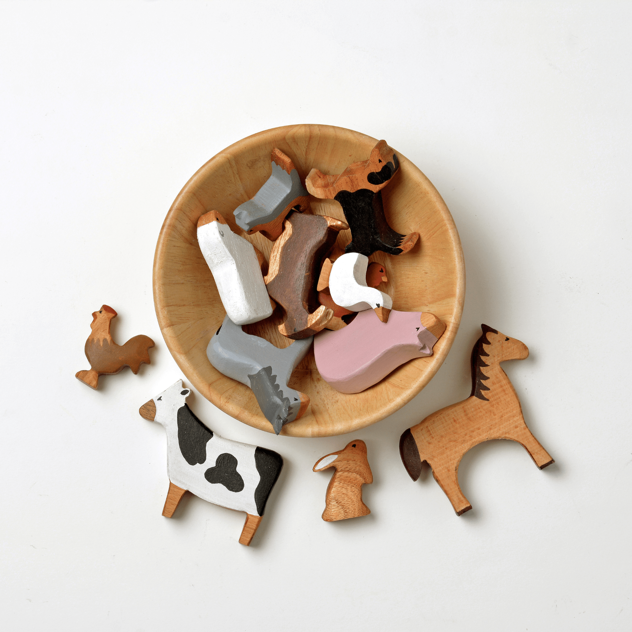 Birch & Bug Farm Animals Set of 12 - BBFA1201