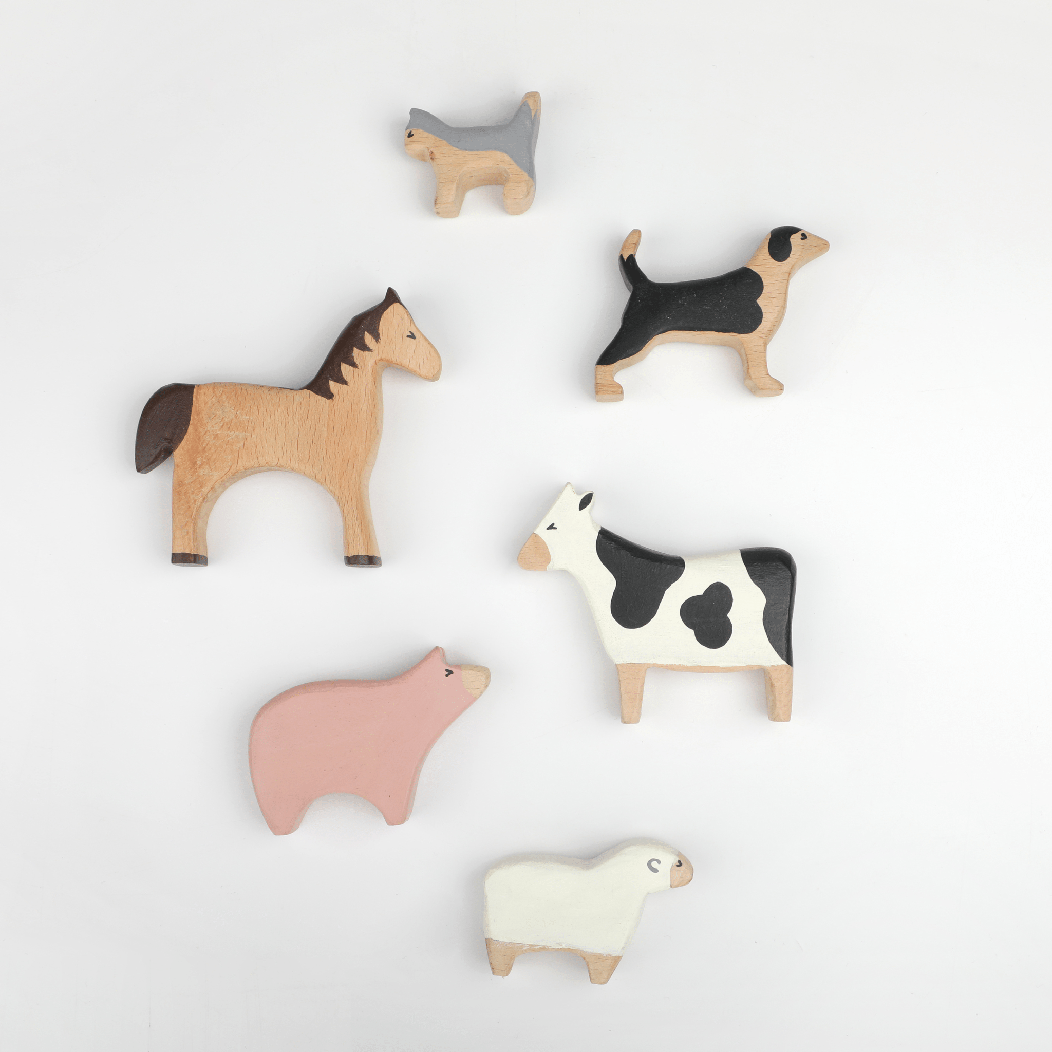 Birch & Bug Farm Animals Set of 6 Combo 1 - BBFA0601