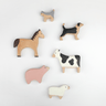 Birch & Bug Farm Animals Set of 6 Combo 1 - BBFA0601