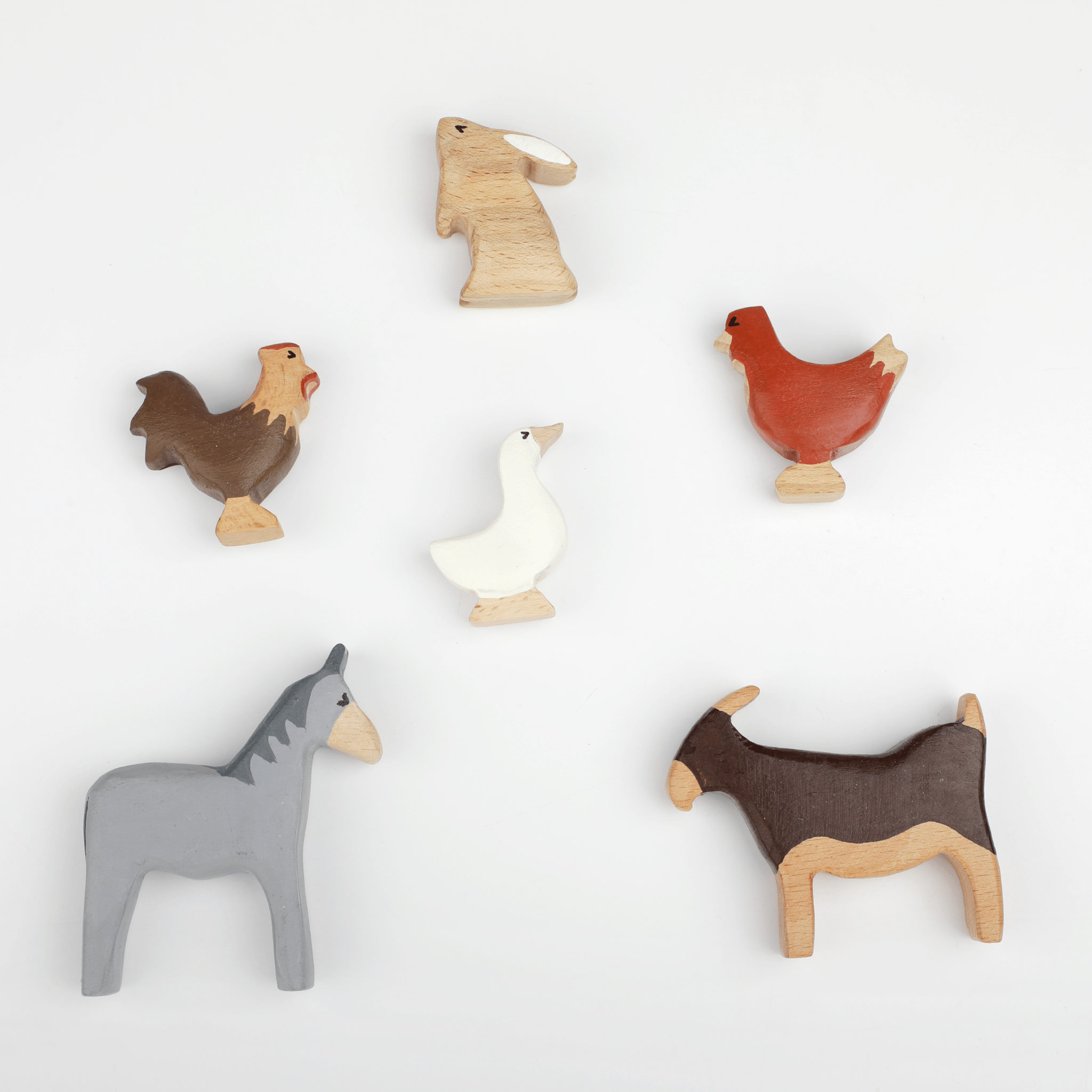 Birch & Bug Farm Animals Set of 6 Combo 2 - BBFA0602