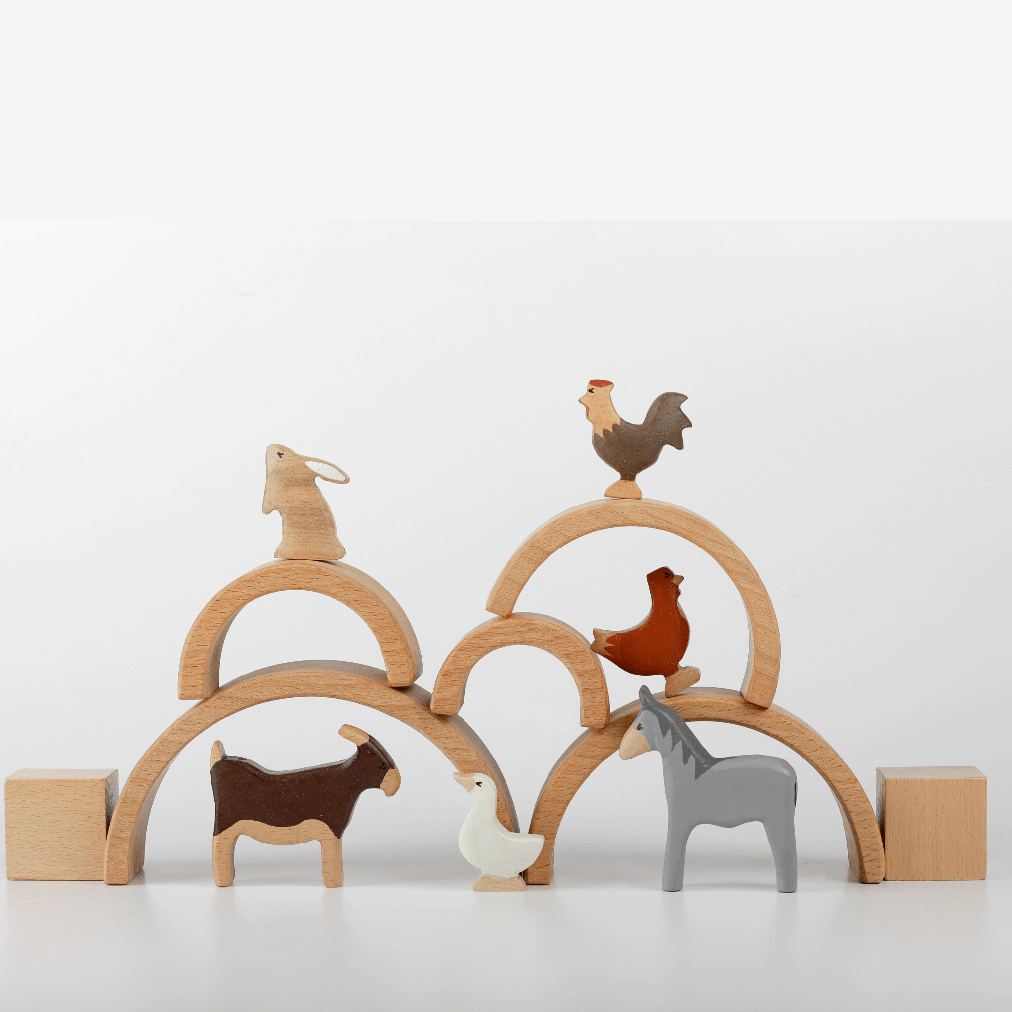 Birch & Bug Farm Animals Set of 6 Combo 2 - BBFA0602