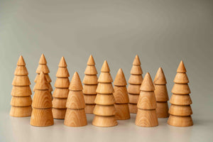 Birch & Bug Fir Trees Set of 2 - Wooden Toys