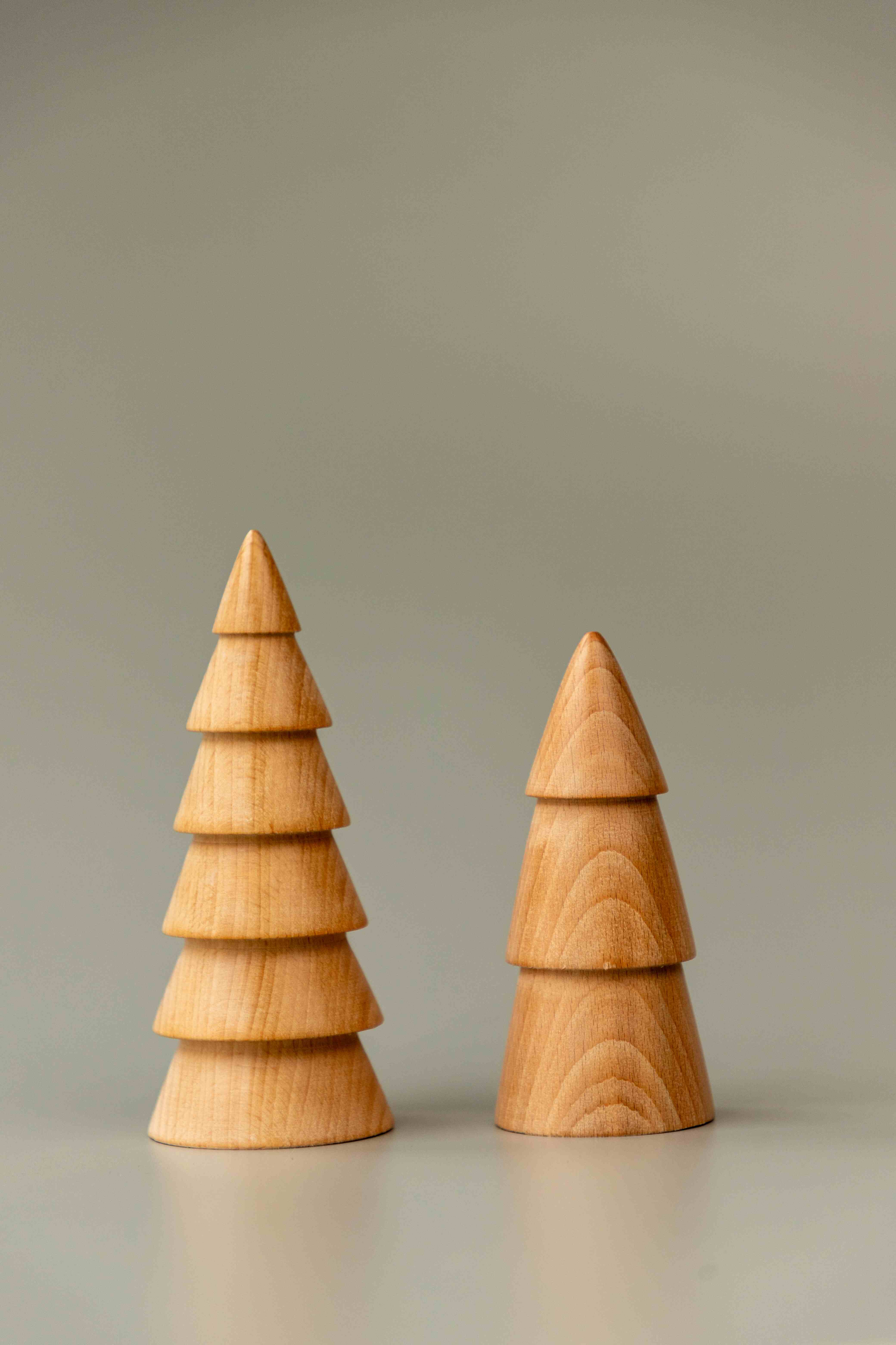 Birch & Bug Fir Trees Set of 2 - Wooden Toys