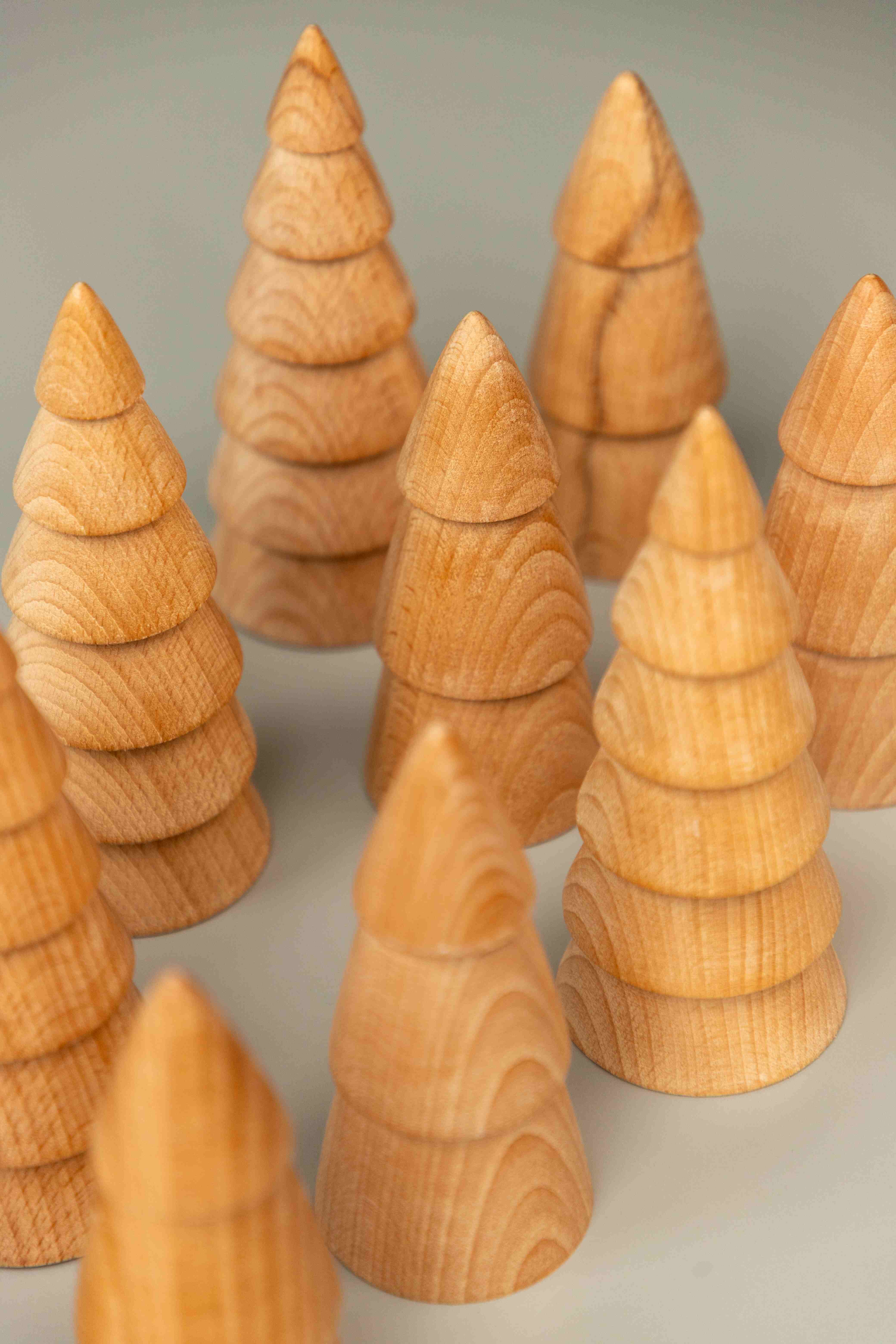 Birch & Bug Fir Trees Set of 2 - Wooden Toys