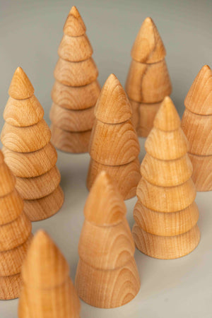 Birch & Bug Fir Trees Set of 2 - Wooden Toys