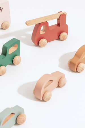 Birch & Bug Fire Truck Roller Toy - 1+ years - Wooden Toys