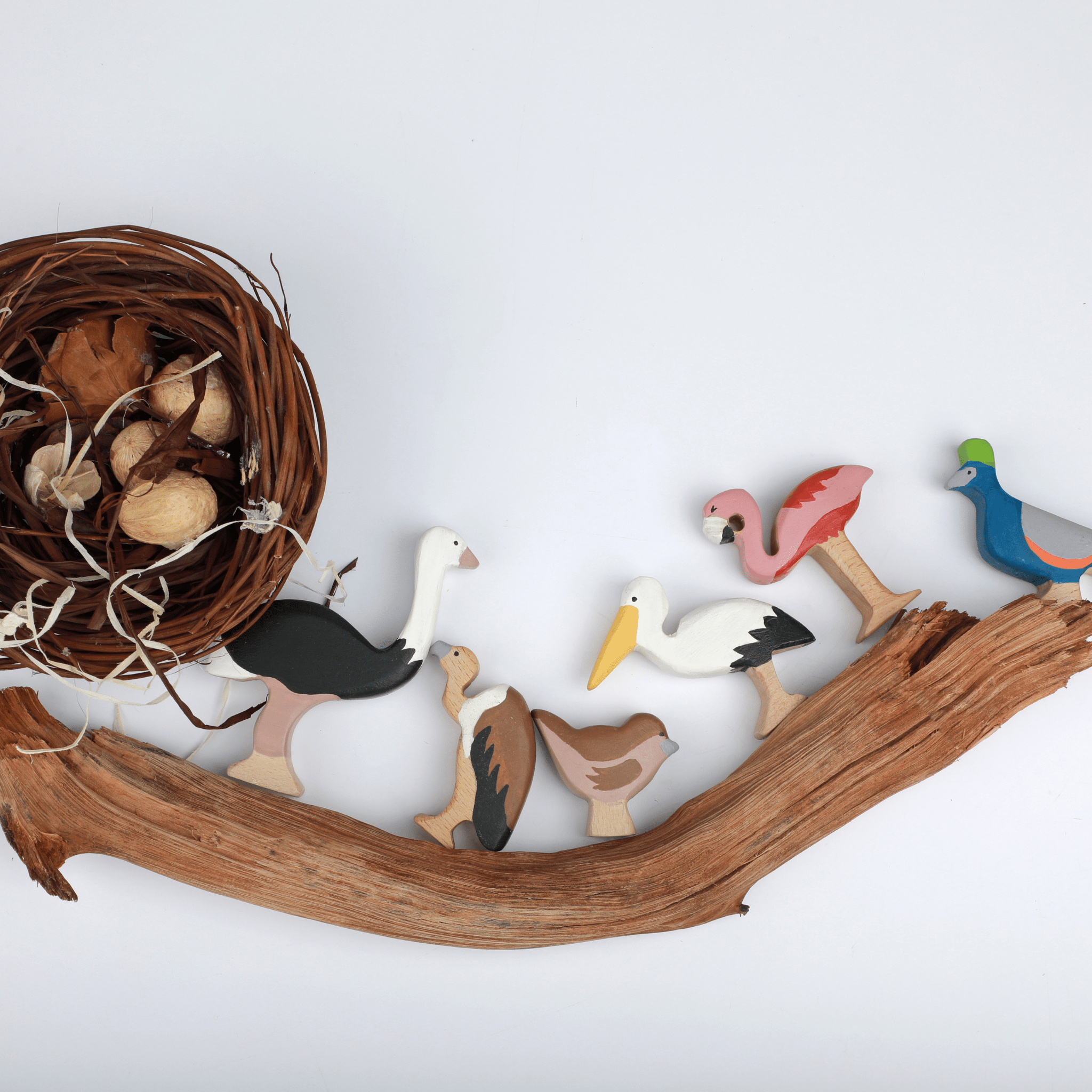 Birch & Bug Flock of Birds Set of 12 - BBBD1201