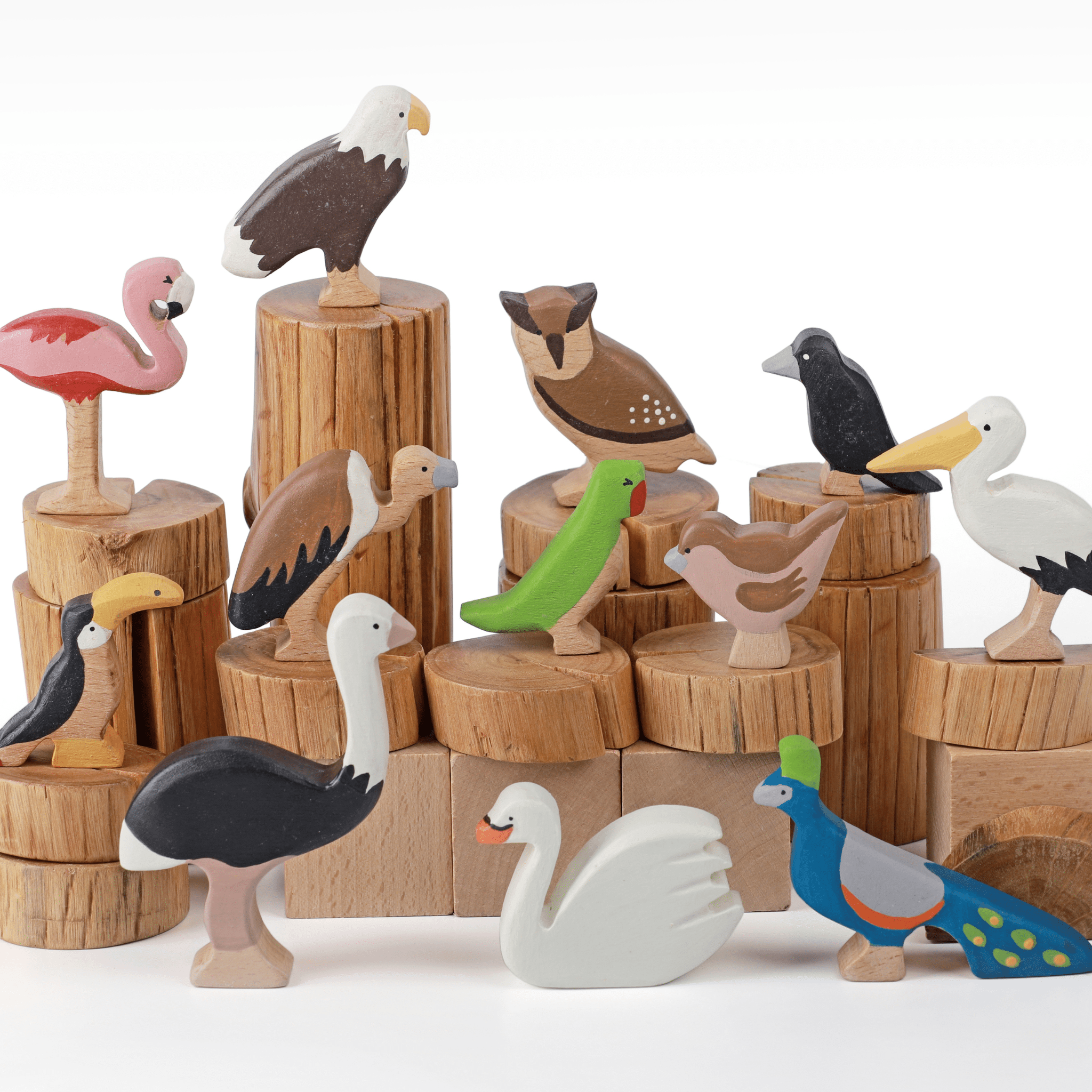 Birch & Bug Flock of Birds Set of 12 - BBBD1201
