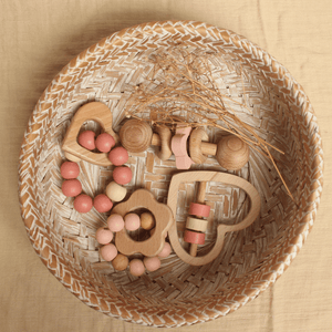 Birch & Bug Flower Rattle - Wooden Toy