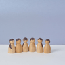 Birch & Bug Folk Natural Set of 6 - BBBF0602