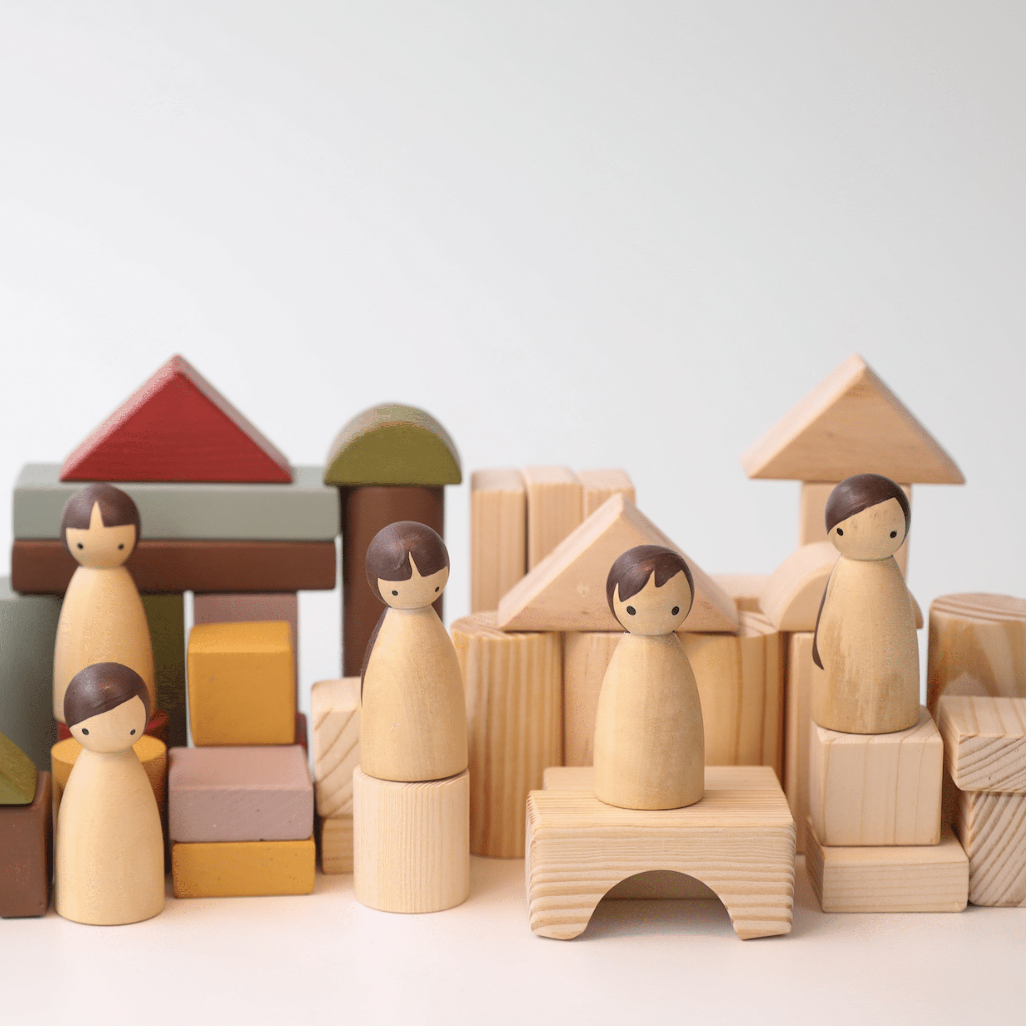 Birch & Bug Folk Natural Set of 6 - BBBF0602