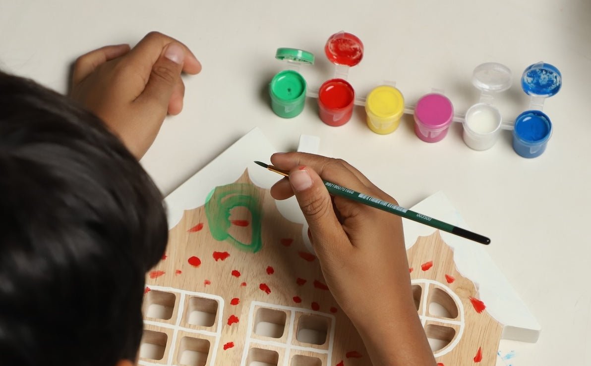 Birch & Bug Gingerbread House – DIY Wooden Paint & Play Set - Art & Craft