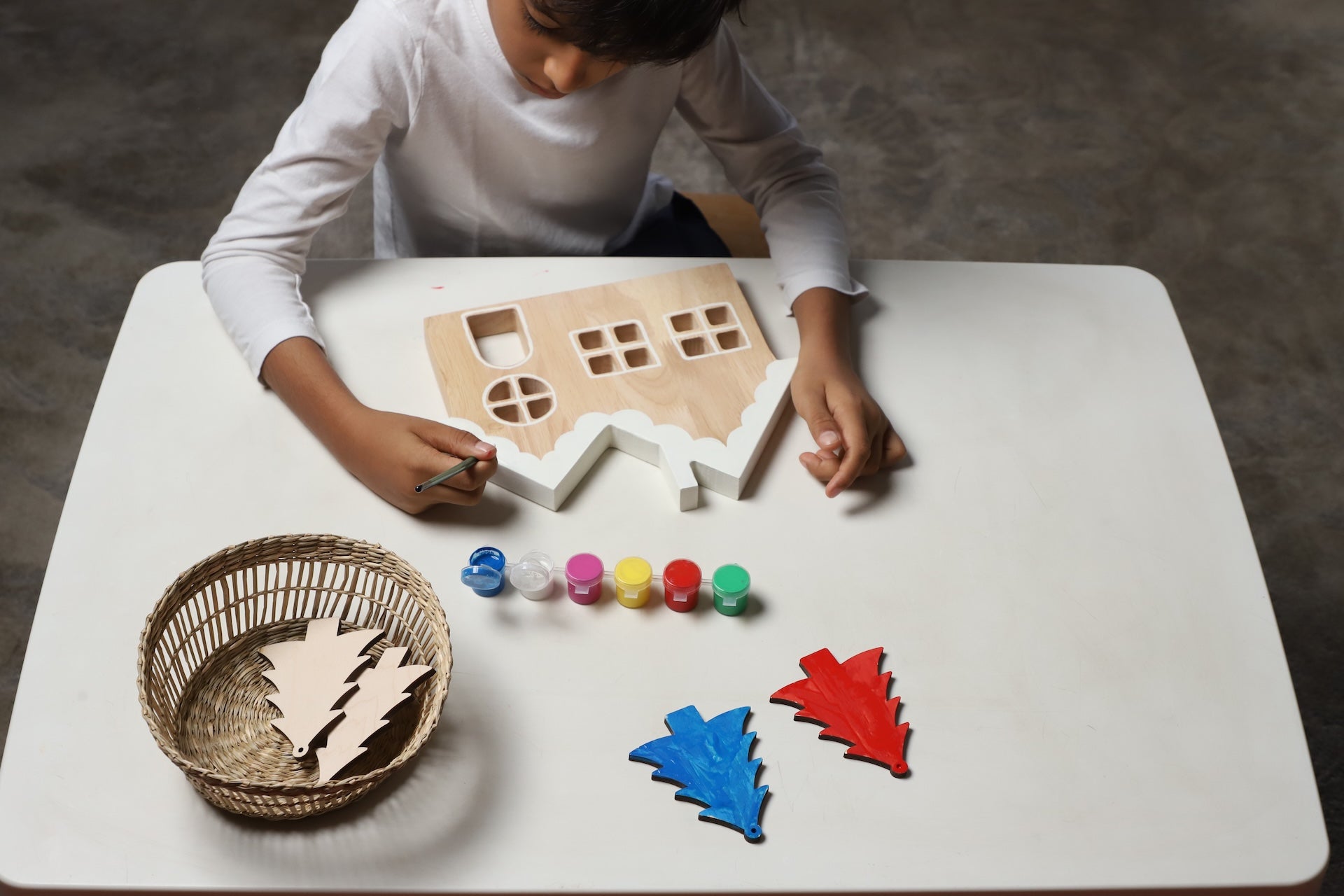 Birch & Bug Gingerbread House – DIY Wooden Paint & Play Set - Art & Craft