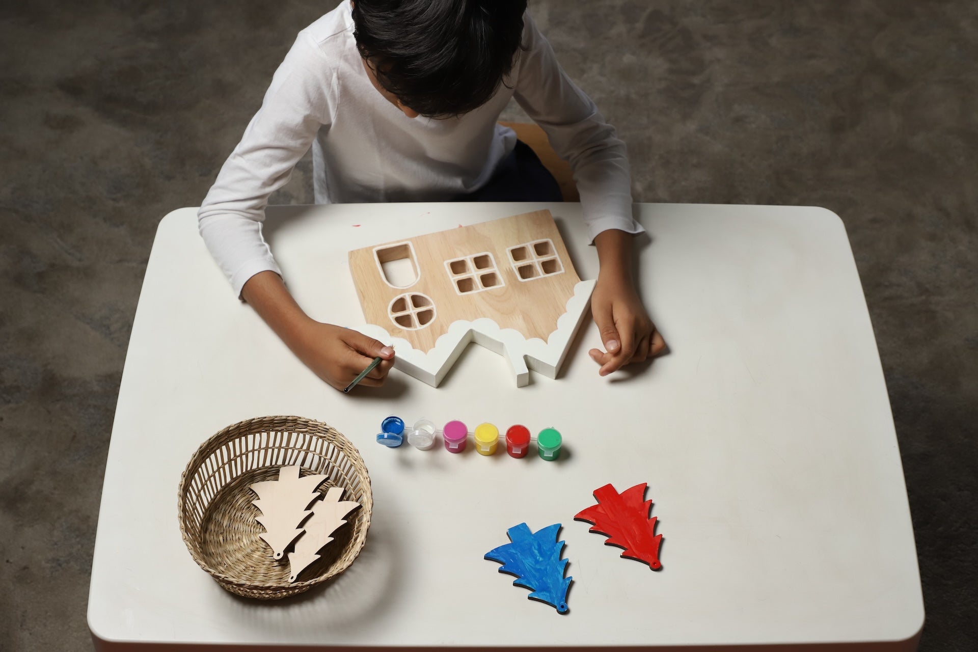 Birch & Bug Gingerbread House – DIY Wooden Paint & Play Set - Art & Craft