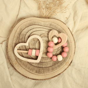 Birch & Bug Heart & Bloom Treasures - Set of 4 - Wooden Toy