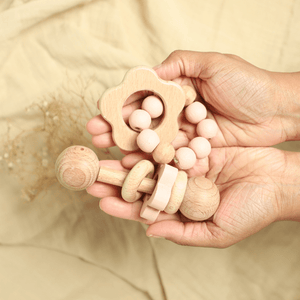 Birch & Bug Heart & Bloom Treasures - Set of 4 - Wooden Toy