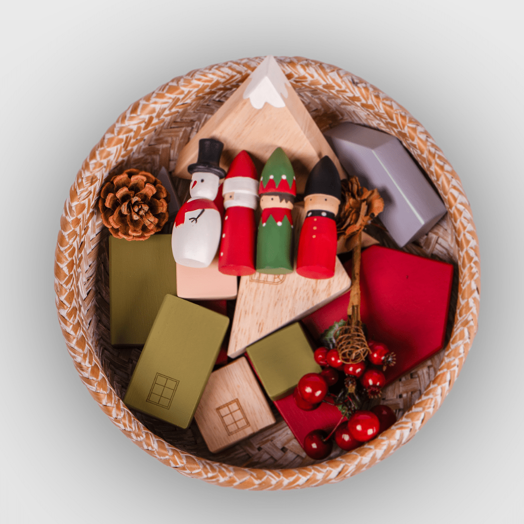 Birch & Bug House Blocks - Christmas Edition - Christmas Decor