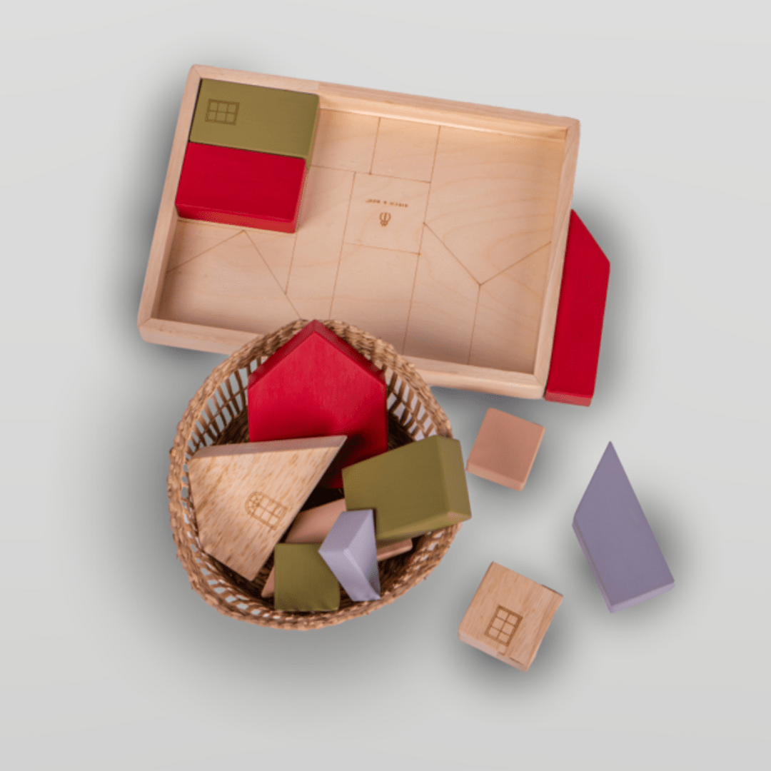 Birch & Bug House Blocks - Christmas Edition - Christmas Decor