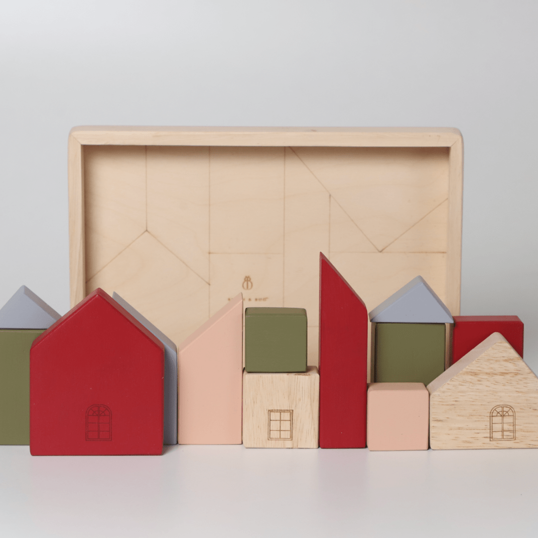 Birch & Bug House Blocks - Christmas Edition - Christmas Decor