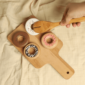 Birch & Bug Little Baker's Donut Set - Set of 4 - Kids Toys