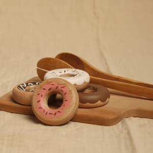 Birch & Bug Little Baker's Donut Set - Set of 4 - Kids Toys