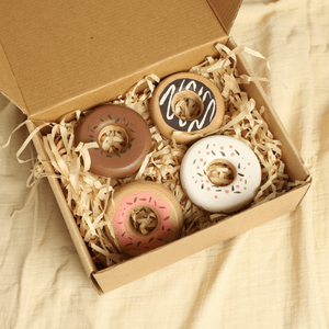 Birch & Bug Little Baker's Donut Set - Set of 4 - Kids Toys