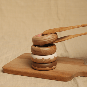 Birch & Bug Little Baker's Donut Set - Set of 4 - Kids Toys