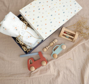 Birch & Bug Little Journeys Newborn Gift Box | The Mom Store - Wooden Toys