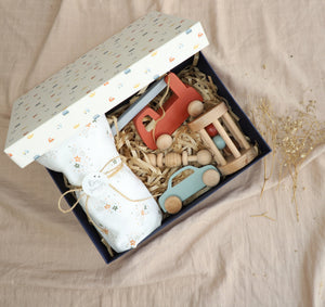 Birch & Bug Little Journeys Newborn Gift Box | The Mom Store - Wooden Toys