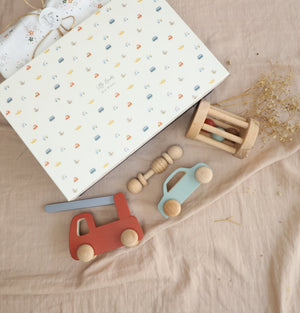 Birch & Bug Little Journeys Newborn Gift Box | The Mom Store - Wooden Toys