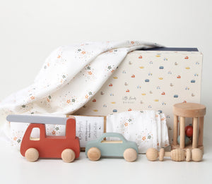 Birch & Bug Little Journeys Newborn Gift Box | The Mom Store - Wooden Toys