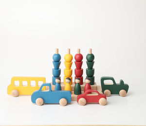 Birch & Bug Little Movers Playset - 1st Birthday Gift | The Mom Store - Wooden Toys