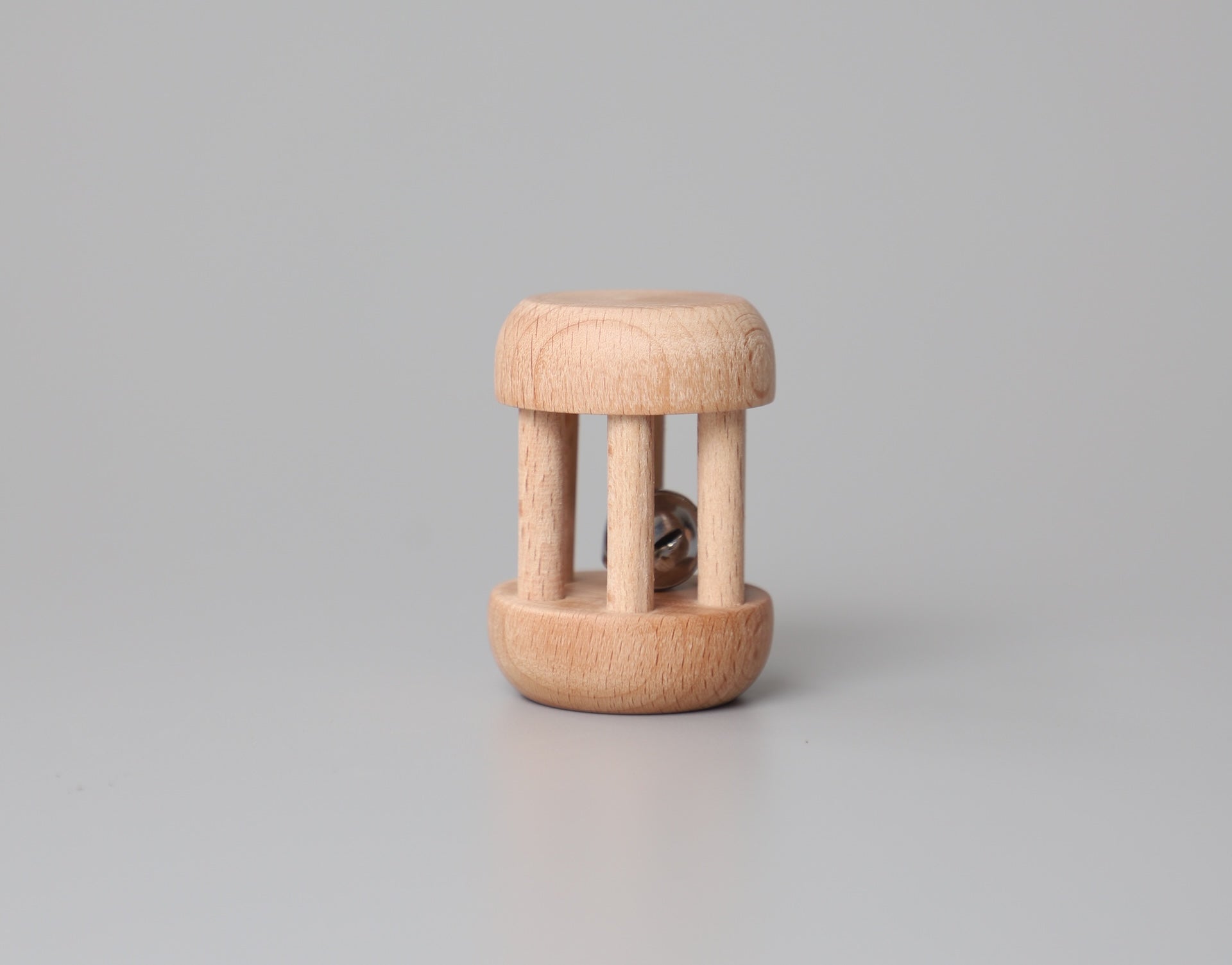 Birch & Bug Mini Cylinder Rattle – Natural - Rattle