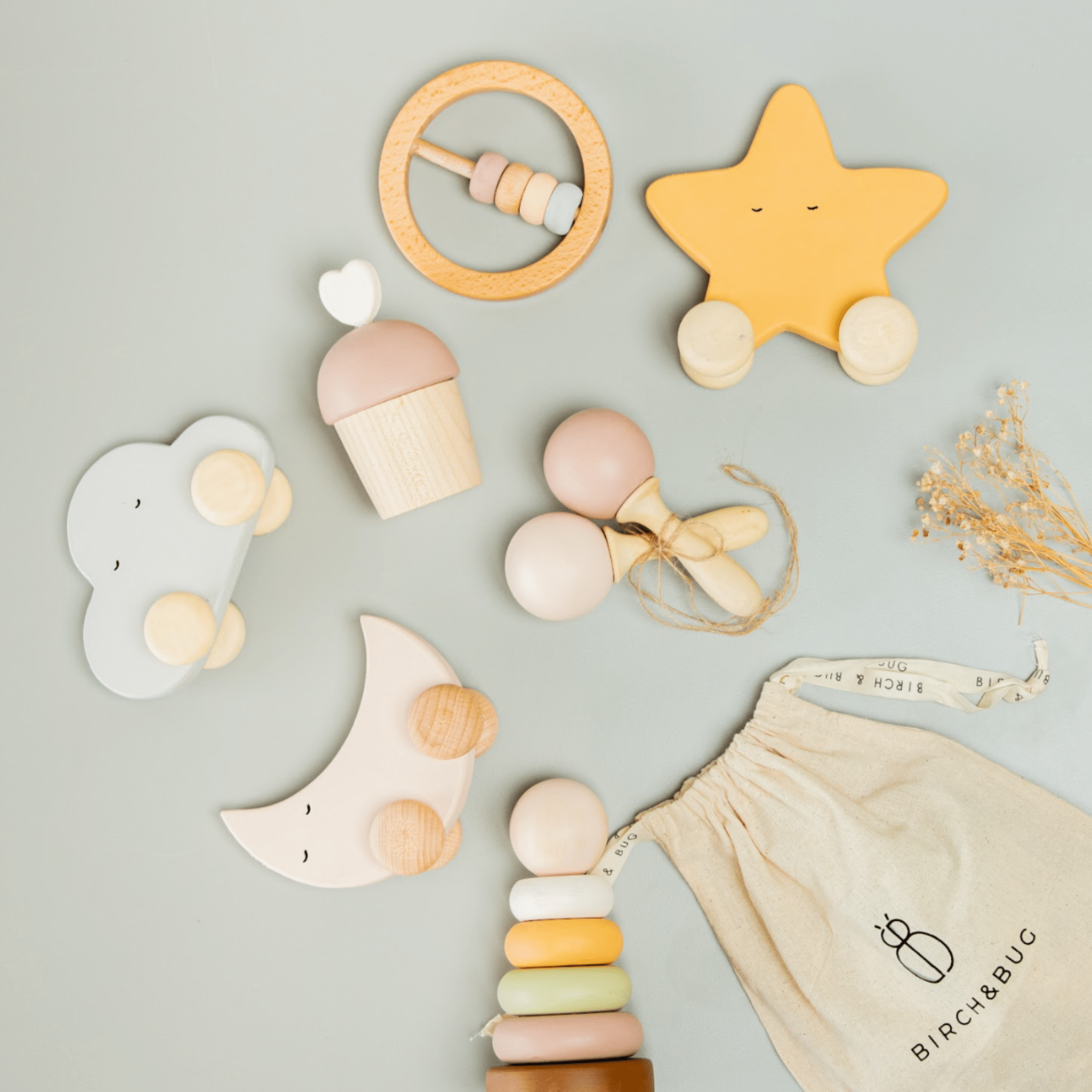 Birch & Bug Moon Roller Toy - BBRT0102