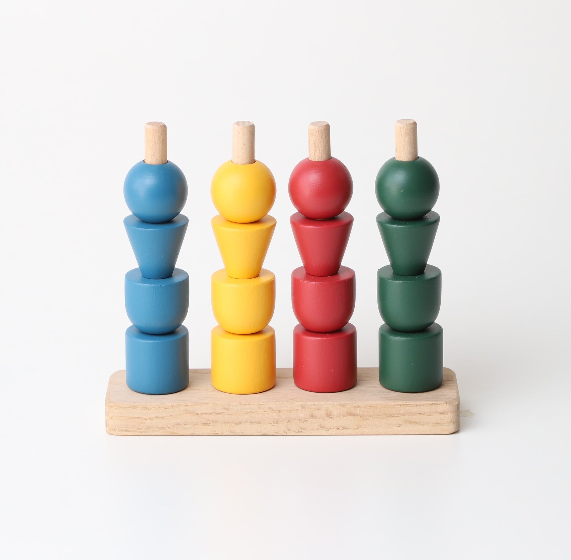 Biddybug Stack Birch & Bug MultiStacker - Classic - Wooden Toys