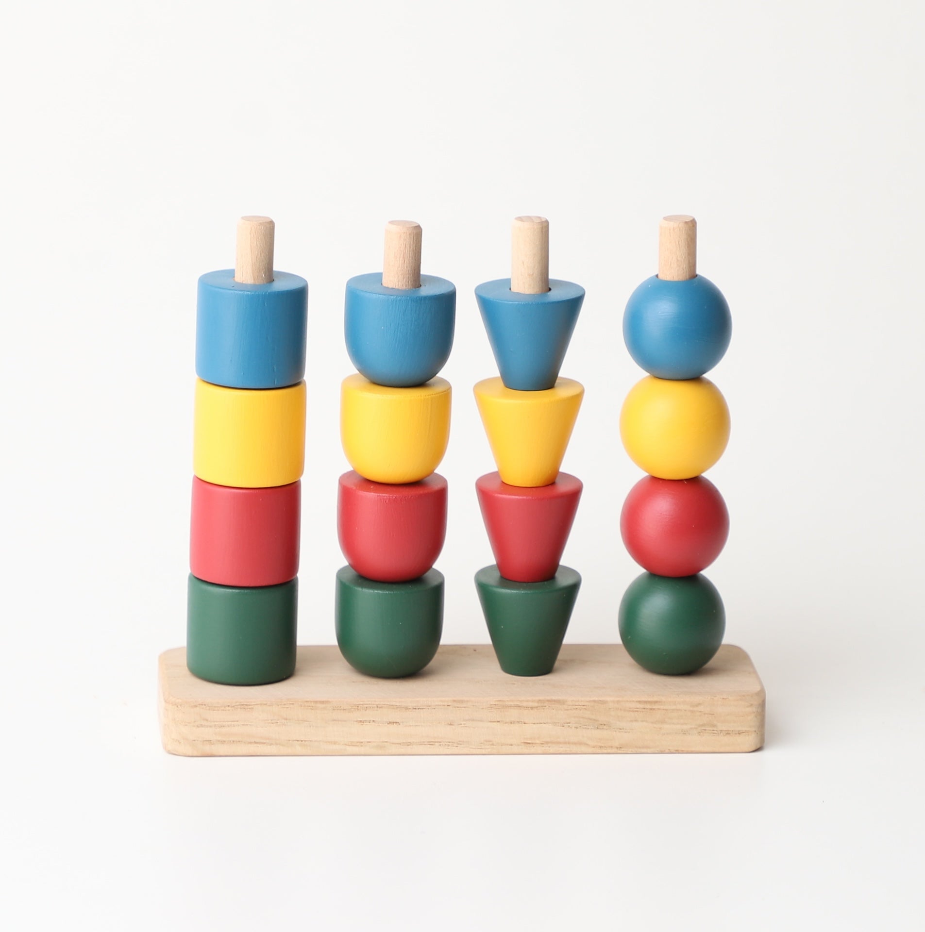 Biddybug Stack Birch & Bug MultiStacker - Classic - Wooden Toys