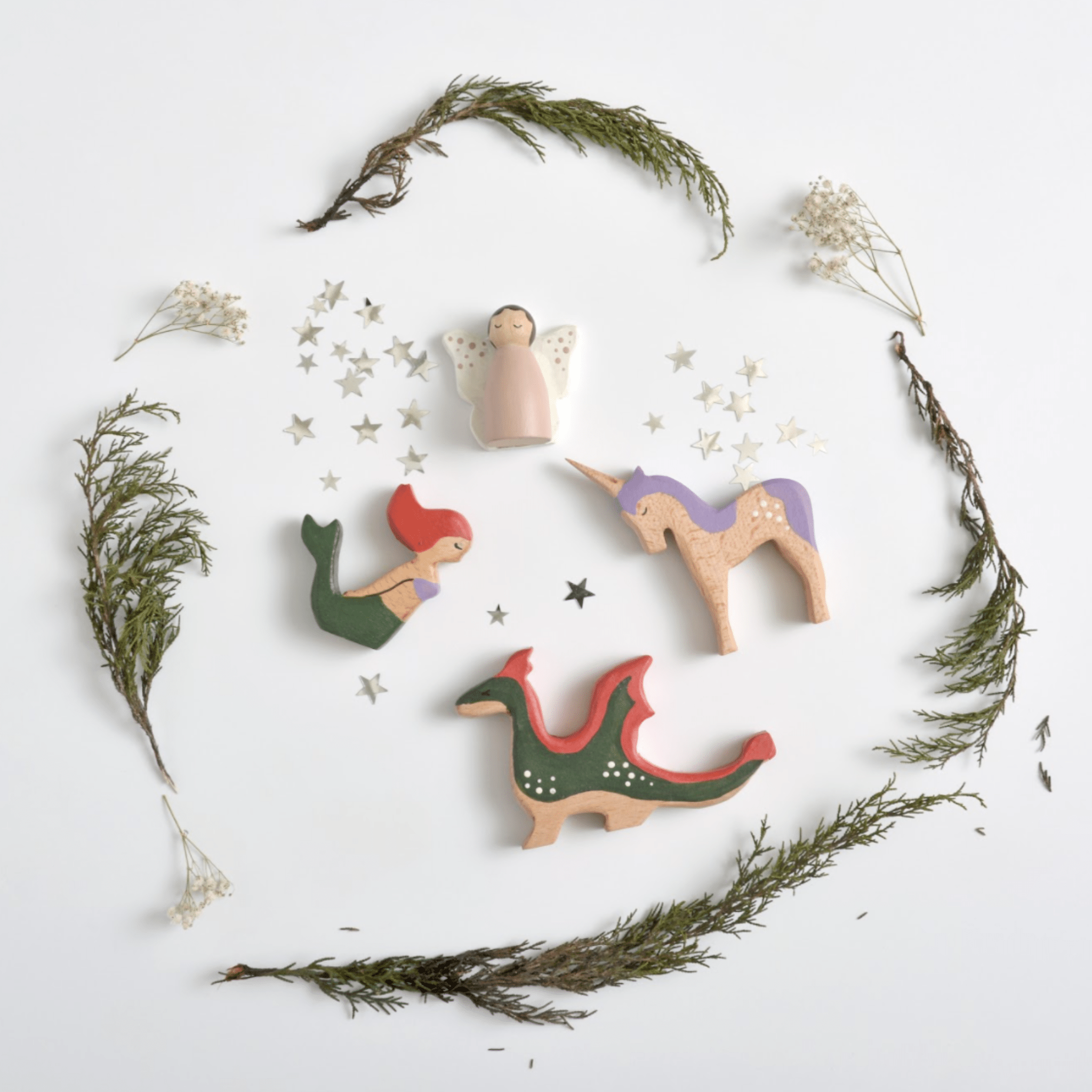 Birch & Bug Mystical Creatures Set of 4 - BBMC0401
