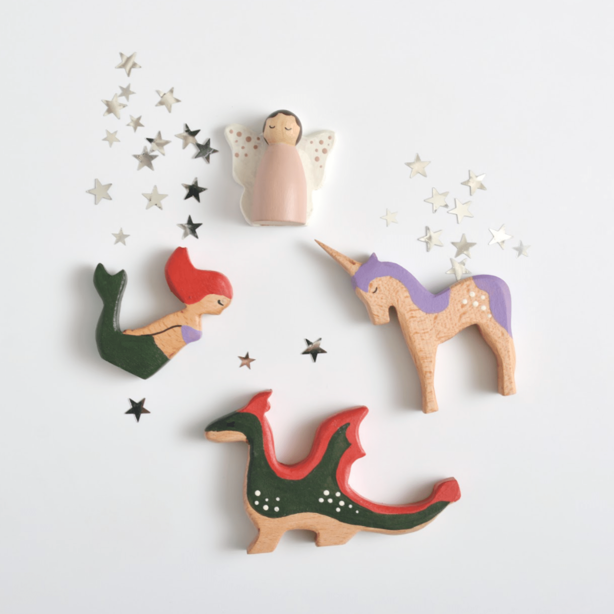 Birch & Bug Mystical Creatures Set of 4 - BBMC0401