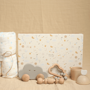 Birch & Bug New Born Over the Clouds Gift Box - Set of 5 - Kids Toys