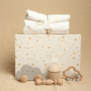 Birch & Bug New Born Over the Clouds Gift Box - Set of 5 - Kids Toys