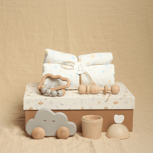 Birch & Bug New Born Over the Clouds Gift Box - Set of 5 - Kids Toys